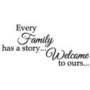 Wallsticker  - Every Family has a story...