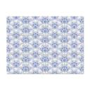 Azulejos Adhesivos azul motivo floral en estilo Art Deco - lote de 12