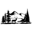 Wallsticker Hjort i bjergene