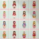 Azulejos Adhesivos Leffler - Matryoshka - Lote de 12