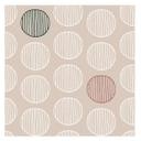 Azulejos Adhesivos Boho - círculos marrón pastel rojo marrón verde - lote de 12
