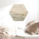 Houten Wanddecoratie mistig berglandschap aquarel - Ms Tiff