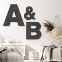 MDF bogstaver - Swiss - op til 80 cm høje