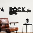 Decoración mural guitarra rock - decoración acrílica