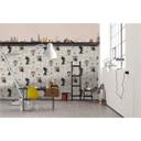 Livingwalls papier peint intissé Metropolitan Stories papier peint Lola Paris beige;noir;blanc
