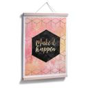 Plakat - Frederiksson - Make it happen - Hexagon