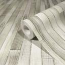 Non-woven tapet i trælook med korn grå træeffekt