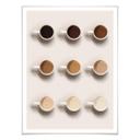 Póster Sombras de café