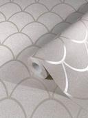 SCHÖNER-WOHNEN non-woven tapet, grå grafisk tapet