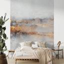 Fredriksson - Papel pintado Sendero dorado en la niebla