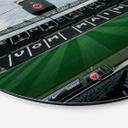 Vægcirkel Eintracht Frankfurt - Stadion Tribunen – print på aluminium (Alu-Dibond)
