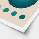 Póster Bauhaus Mavi Daire - Tunaboylu