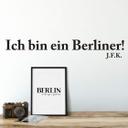 Sticker mural Ich bin ein Berliner!