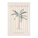 Póster de tela Palmera en la Costa Azul - Grace Digital Art