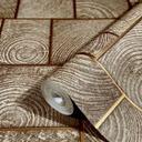 Struktureret tapet, non-woven Naturlig Opulens brun