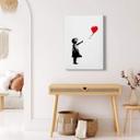 Canvasbillede - Banksy - Girl with the red balloon