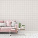 Ruitjes behang wit blauw - vliesbehang country style A.S. Création - mat licht structuur
