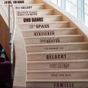 Stufen-Wandtattoo In diesem Haus...