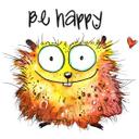 Sticker mural Hagenmeyer - Happy Hamster