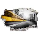 3D Wallsticker - Berlin Friedrichstrasse