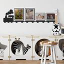 MDF - Decoración en madera - Locomotora (5 piezas)