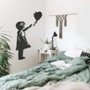 MDF - Trædekoration - Banksy - Girl with the red ballon