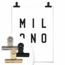 Póster - Tipografía Milano