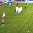 Fotomural Hertha BSC - Hertha choreo en la curva este