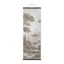 Textielposter Landschap met tuinlandschap in beige - Ms Tiff - Panorama