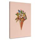 Lienzo Frida Floral Studio - Cucurucho de helado floral