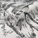 Blomstertapet, non-woven tapet Novamur Jackie hvid, sort