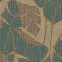 Papel pintado Hoja azul claro beige brillante - papel pintado Plantas florales
