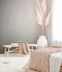 Grafisk tapet, non-woven tapet Novamur Jackie hvid, pink
