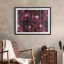 Plakat Blomsterpragt i lilla toner - Anis-illustration