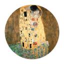 Póster Klimt - El beso - Redondo