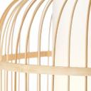 Pendelleuchte Charlie, braun, 150 x 30 cm, Bambus Pendellampe