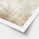 Póster abstracto de hojas de palmera blancas - Kulik
