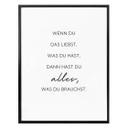 Poster Si tu aimes ce que tu as…