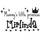 Wallsticker -  + Name Mummy's little Princess