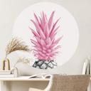 Sticker Mural 1X Studio - Pink Pineapple