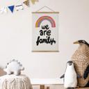 Tekstil plakat Treechild - We are Family