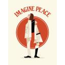Fotomural Imagine Peace - Dos por la paz y la esperanza - Retrodrome