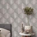 3D tapet, mønstret tapet Fashion for Walls 4 af Guido Maria Kretschmer beige