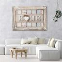 Canvasbillede, billedtekst Home Heart Vintage Style