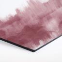 Hexagone - Alu-Dibond Nouveauprints - Coups de pinceau d'aquarelle (rose)