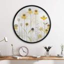 Póster Flor Girasol - Redondo - Disher