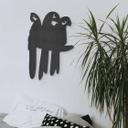 MDF - Decoración en madera - Trío de loros en una rama