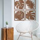 Wood Art Caoba - Set Tropical Hojas