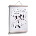 Póster Right now - blanco