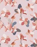 Fototapet blomster, blade blomstret natur, moderne i rosa-brun
